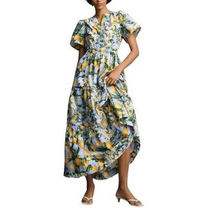 Anthropologie Somerset maxi dress in tropical print size XL excellent condition